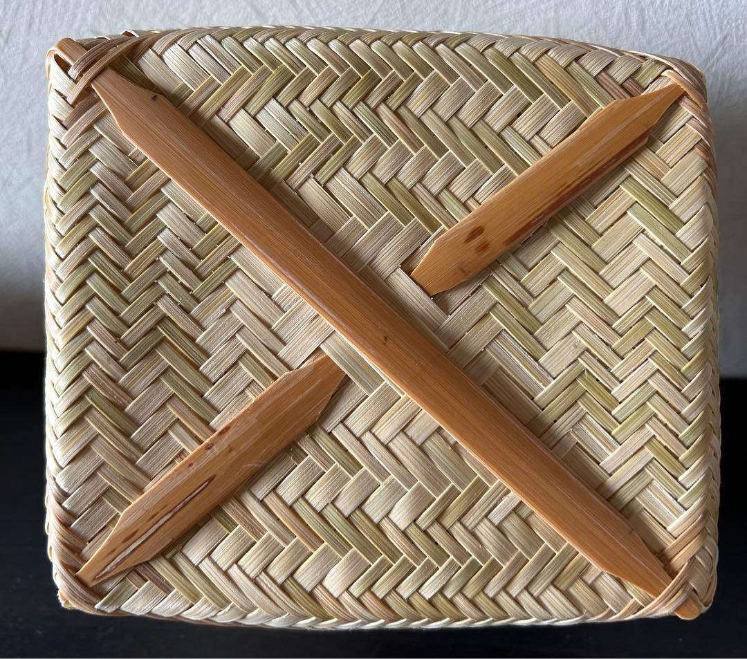 ① 竹籠 カゴ (18㎝) 竹かご 器 竹細工 国産真竹