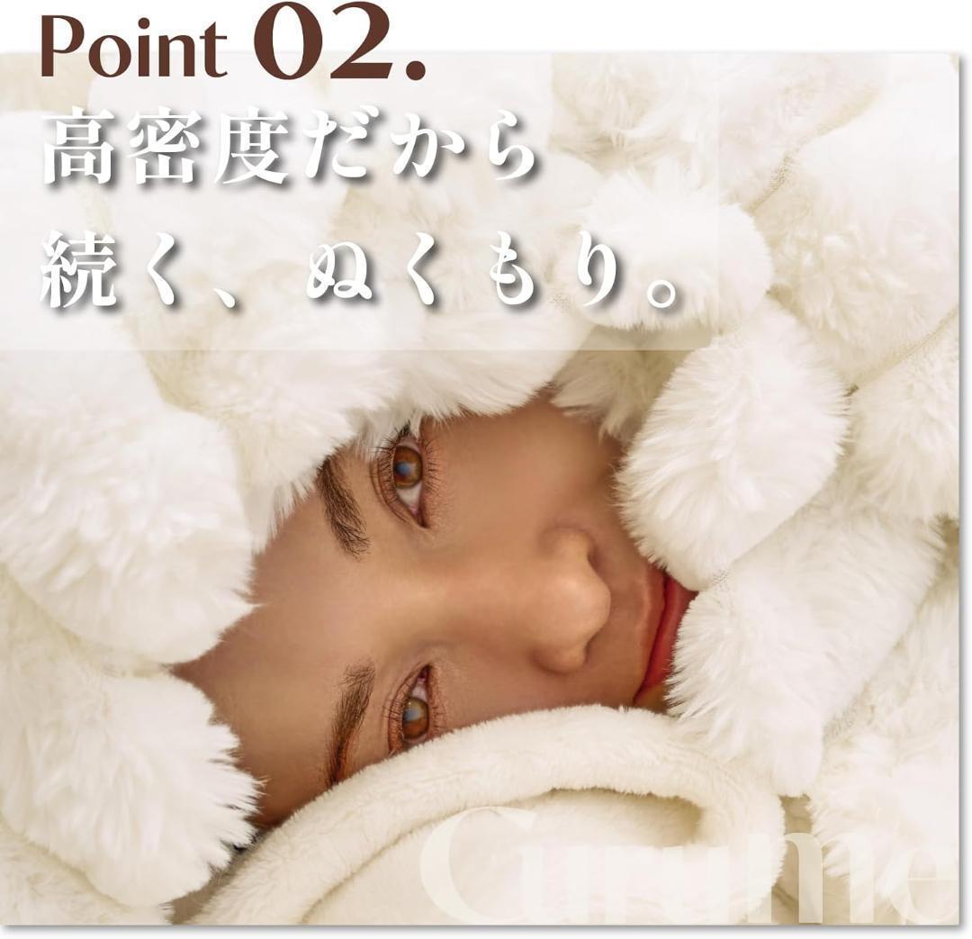 テイジン 毛布にもなる 掛け布団カバー ダブル 190×210 カーキ 洗える