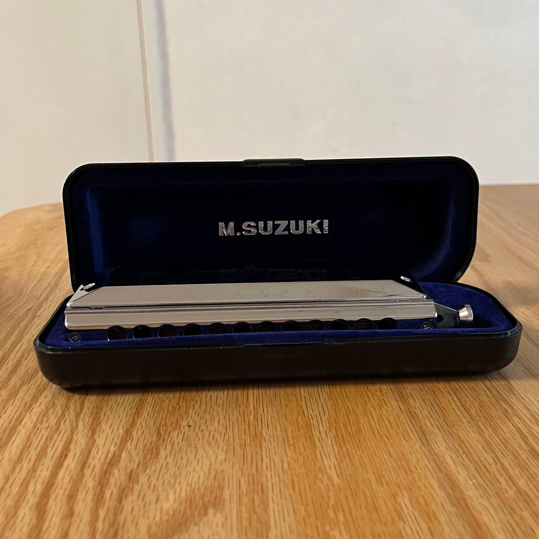 M. SUZUKI SCX-48 スライド式クロマチックハーモニカ