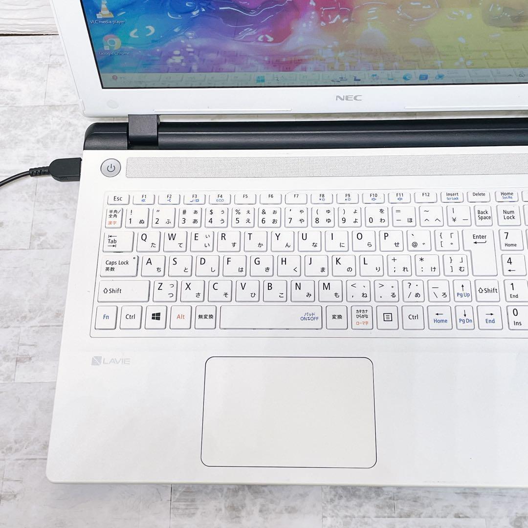 即利用OK！Windows11✨NEC カメラ DVD ノートパソコン 白
