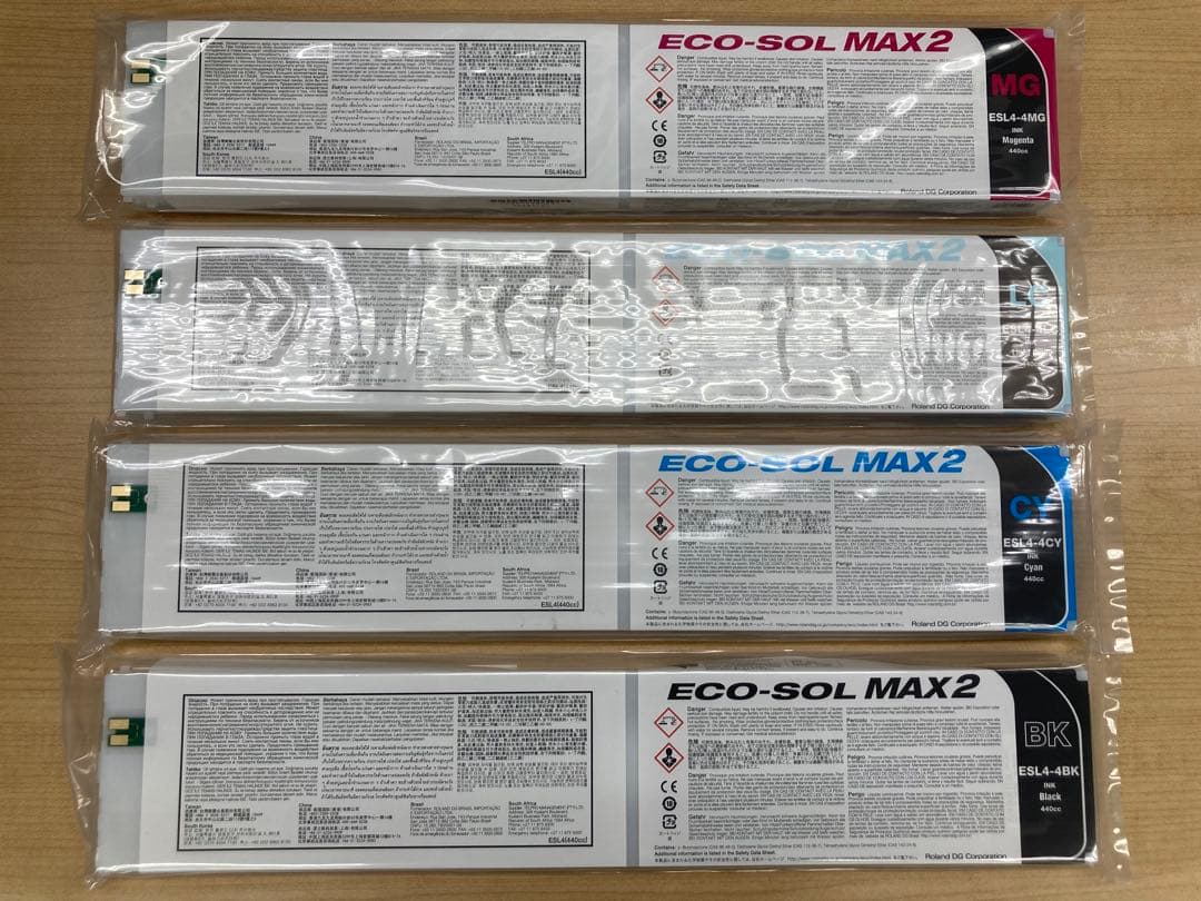 ECO-SOL MAX2 インクカートリッジ CL計10本セット 開封2本おまけ