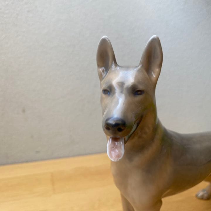1950年代　コペンハーゲン　一級品　ジャーマン　シェパード　フィギュリン　犬