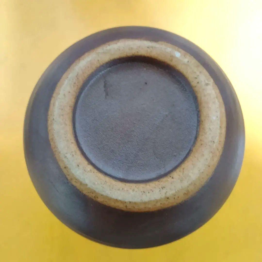 骨董品 花入 花器 花瓶 作家不明 赤釉 釉景色 共箱付き 茶道具 極美品‼️
