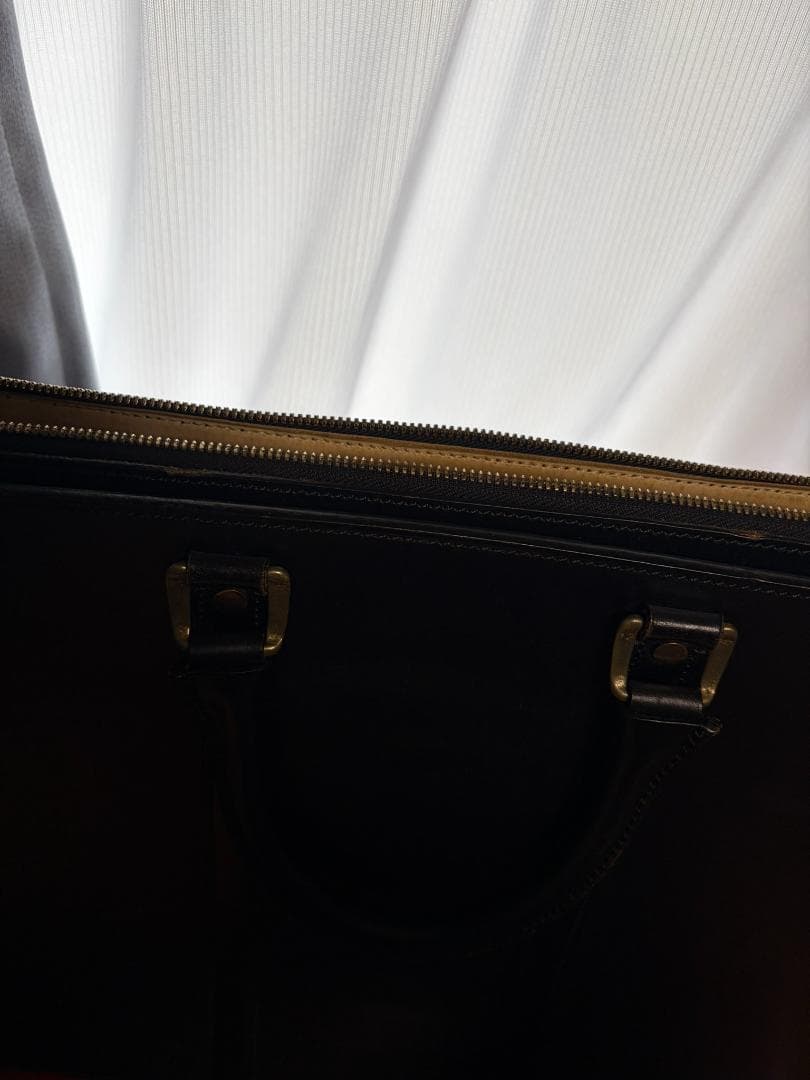 万双　ブライドル　天ファスナー　ブラック