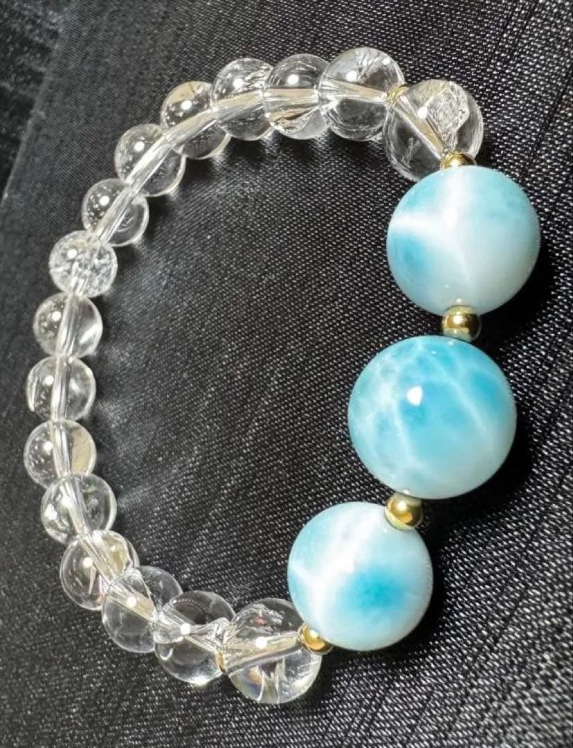 【特価】【特級ラリマー】【14k】ブレスレット パワーストーン