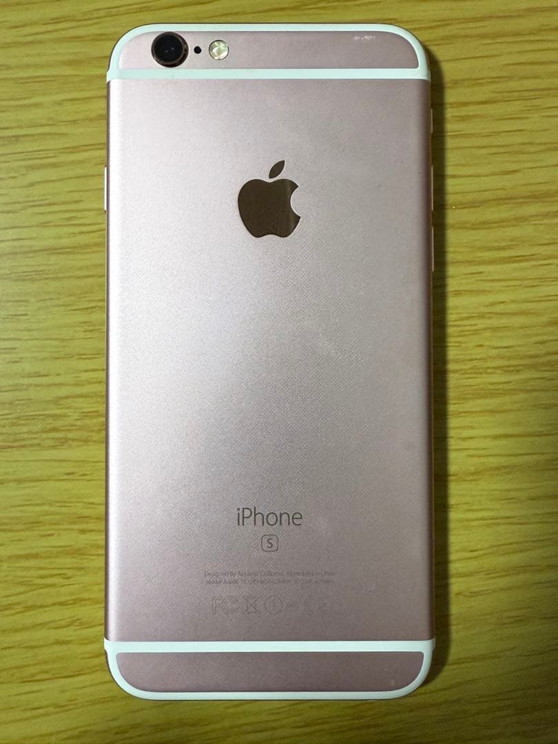 iPhone 6s ローズゴールド 本体のみ 初期化済み 動作確認OK
