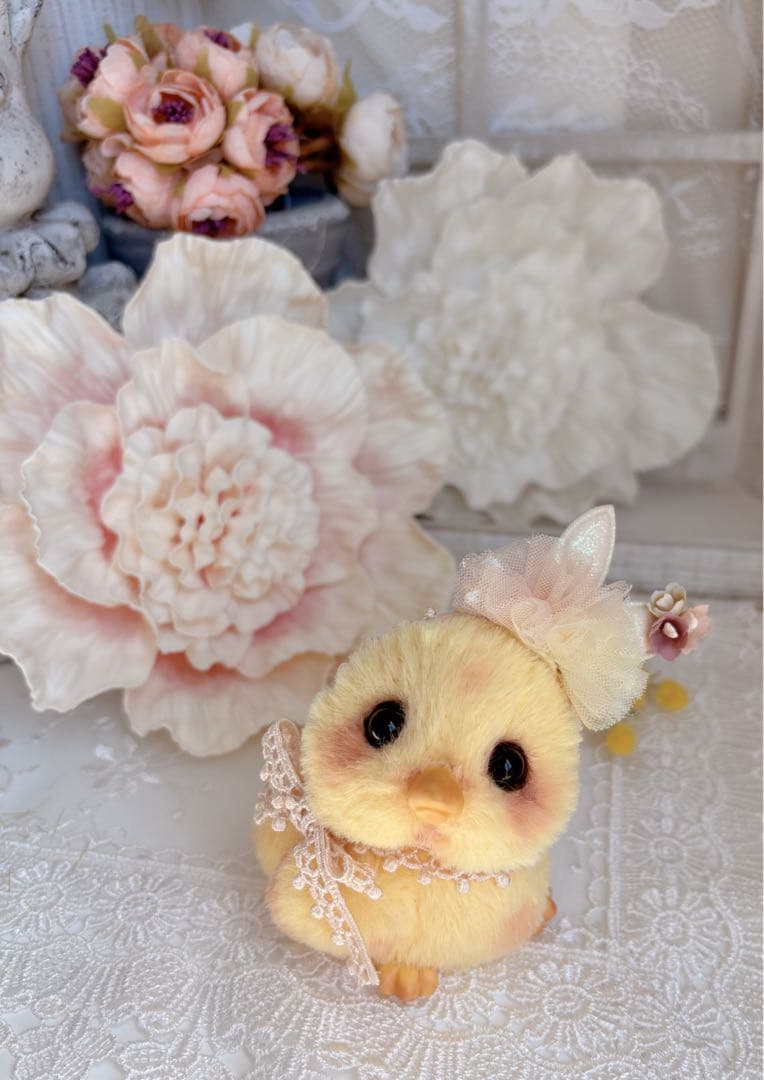 ★新作★ ハンドメイドぬいぐるみ　⁂ひよこちゃん ⁂