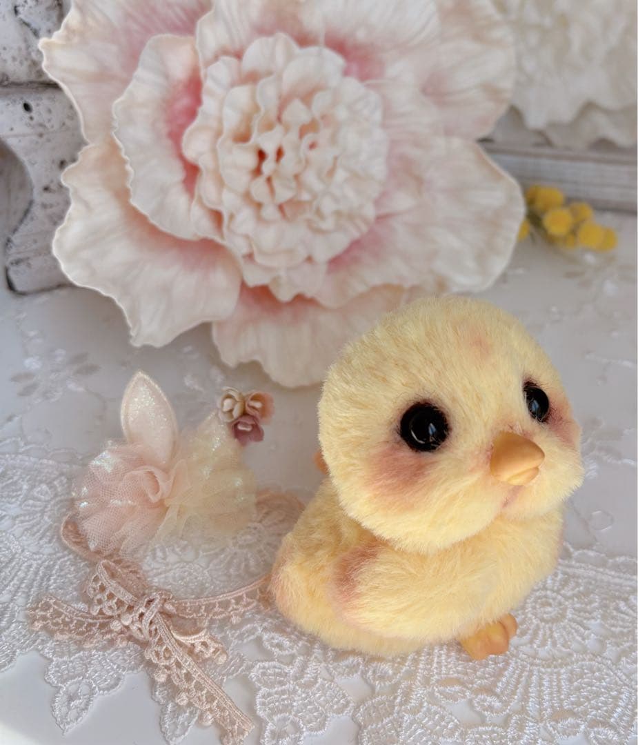 ★新作★ ハンドメイドぬいぐるみ　⁂ひよこちゃん ⁂