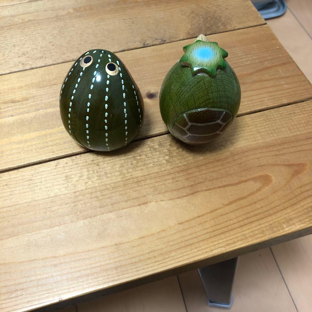 カエルとカッパ2点セット　インテリア小物