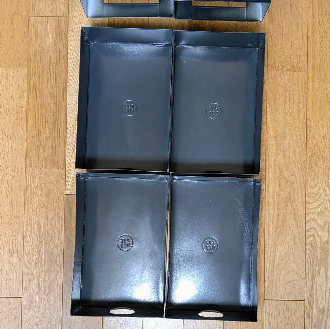 ​【廃盤レア】PUEBCO スチールストレージ 4個セット 刻印有 プエブコ本店