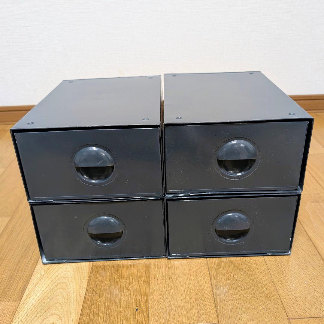 ​【廃盤レア】PUEBCO スチールストレージ 4個セット 刻印有 プエブコ本店