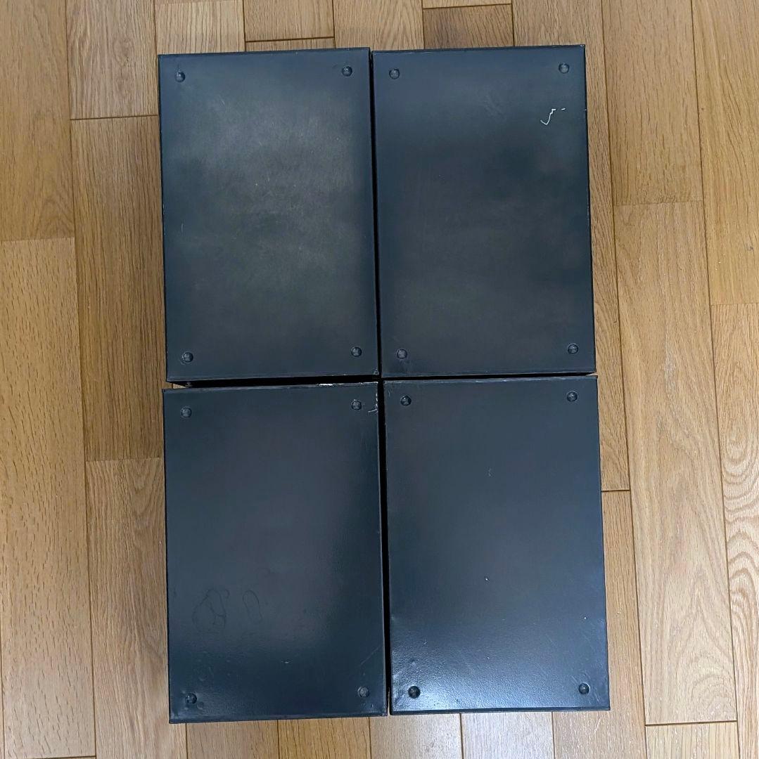 ​【廃盤レア】PUEBCO スチールストレージ 4個セット 刻印有 プエブコ本店