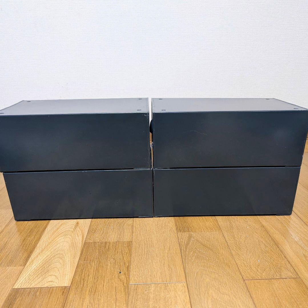 ​【廃盤レア】PUEBCO スチールストレージ 4個セット 刻印有 プエブコ本店