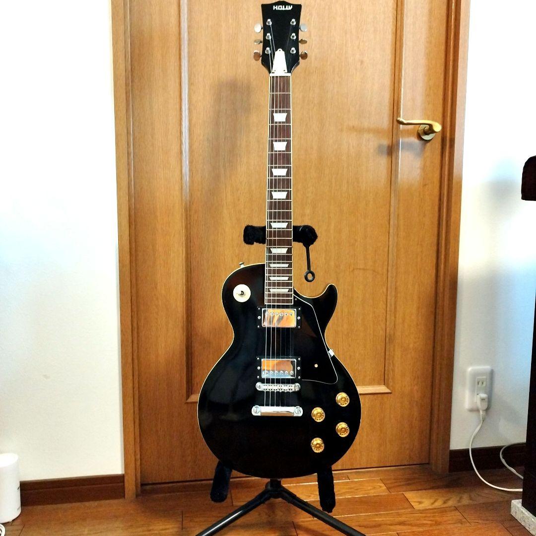 は*ね様 Holly レスポール ブラック ソフトケース付き ビザールギター