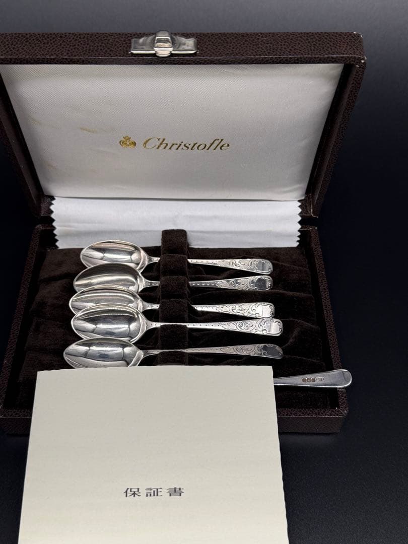 保証書付、Sterling Silver コーヒースプーン 6本セット