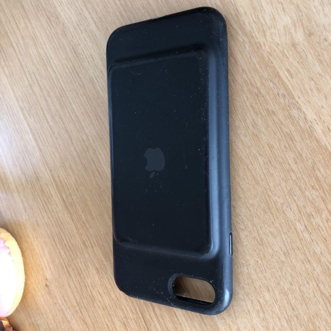 (純正)iPhone7、8用　バッテリーカバー黒