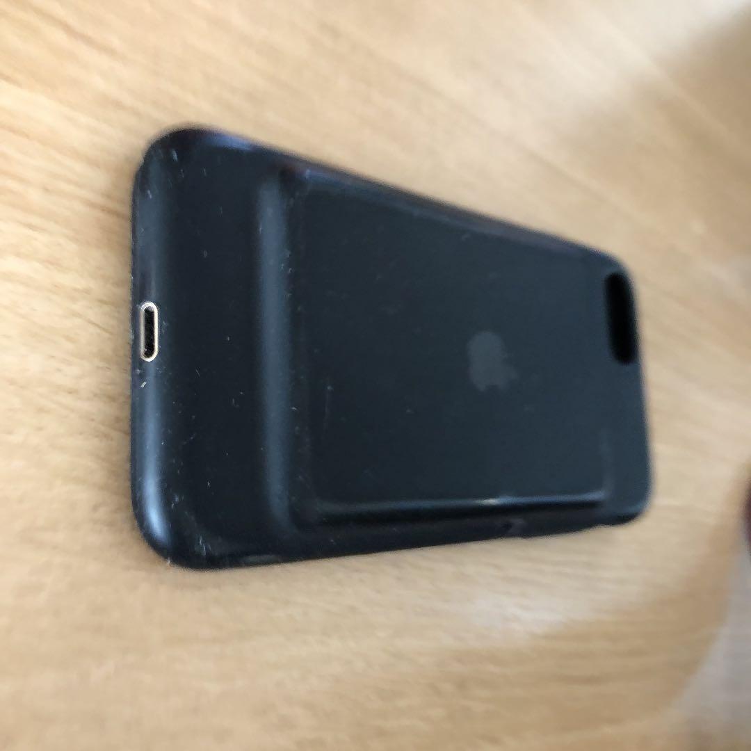 (純正)iPhone7、8用　バッテリーカバー黒