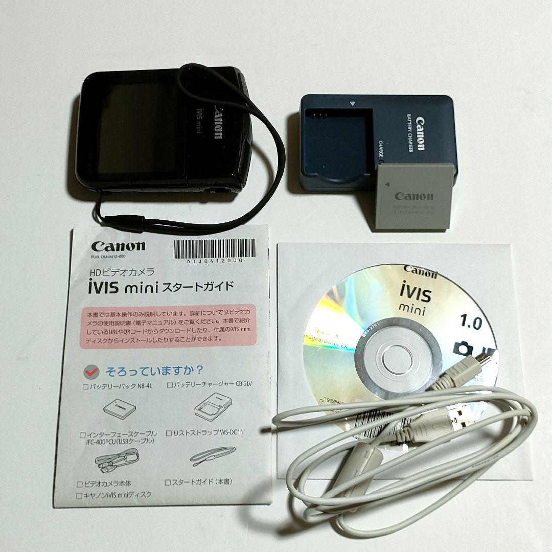 Canon IVIS mini ビデオカメラ 本体 ブラック