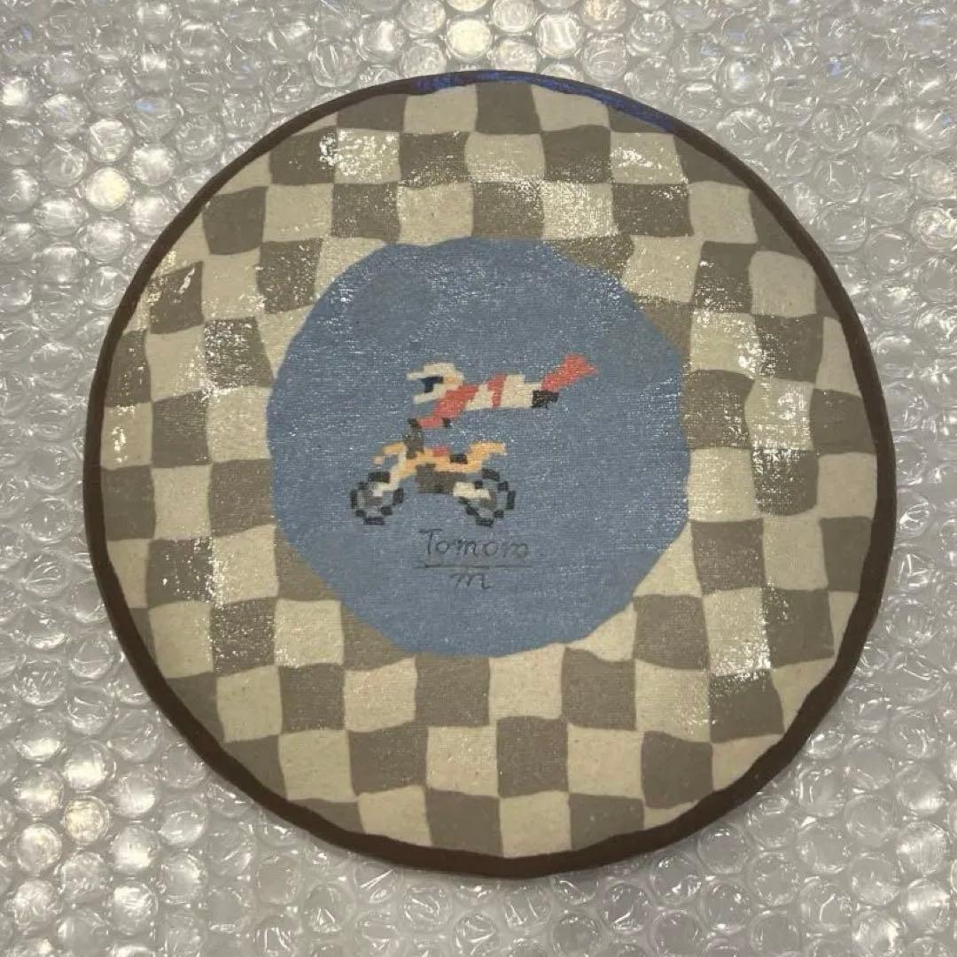 レア　未使用　水野智路さん　練り込み　お皿