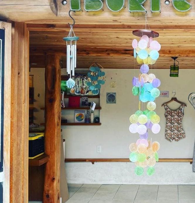 風鈴 woodstock chims capiz rainbow