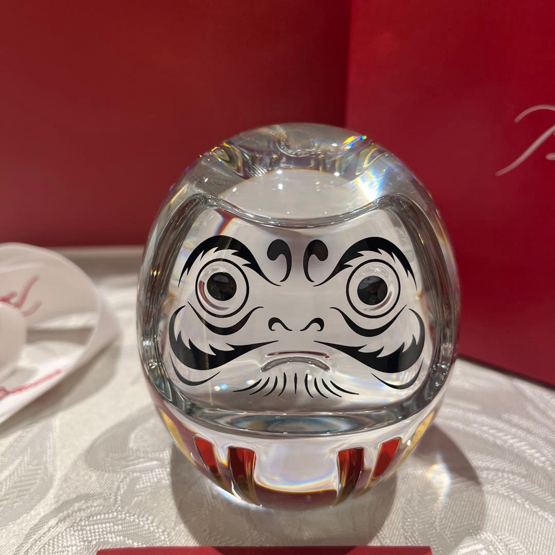 Baccarat ダルマ 置物