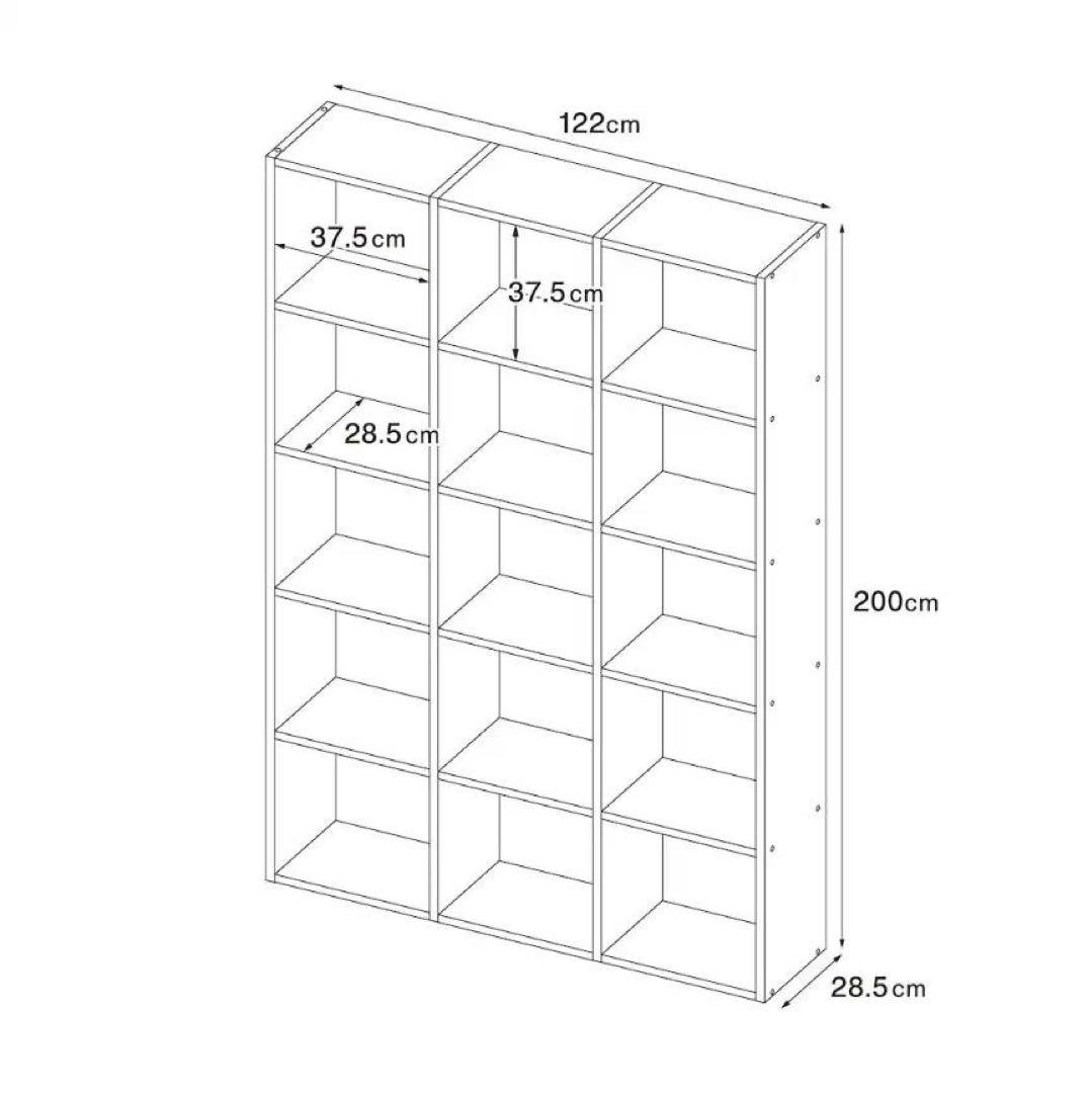 ■送料込■無印 スタッキングシェルフ 5×3 木製家具ラック収納棚 MUJI