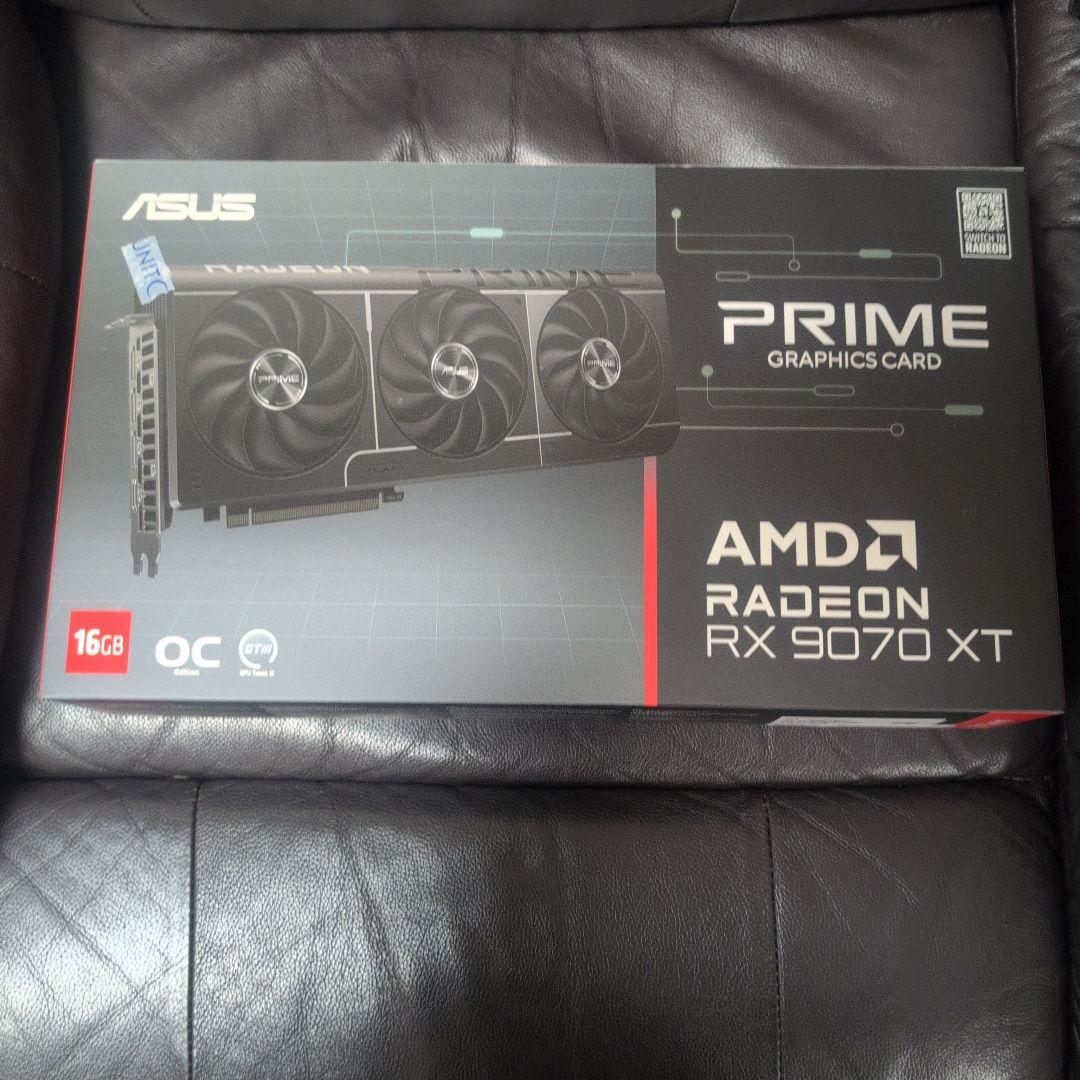 グラフィックボード・グラボ・ビデオカード ASUS AMD Radeon PRIME-RX9070XT-O16G