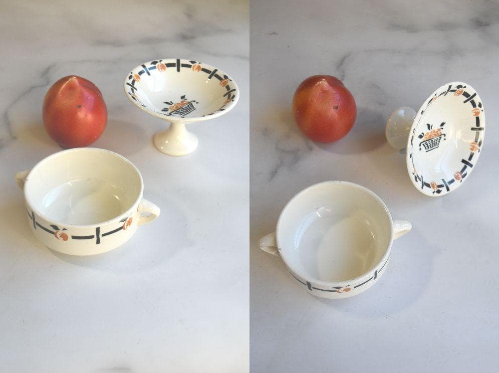 専用です！　バドンヴィレー　ディネット　コンポチエとボウルと皿　計３点