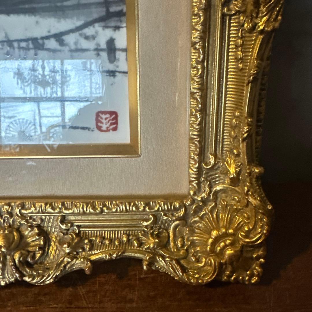 えっ！瞬間的お値下げ！杉本健吉 作『陶板画～古都奈良の風景画』～鳴海製陶謹製