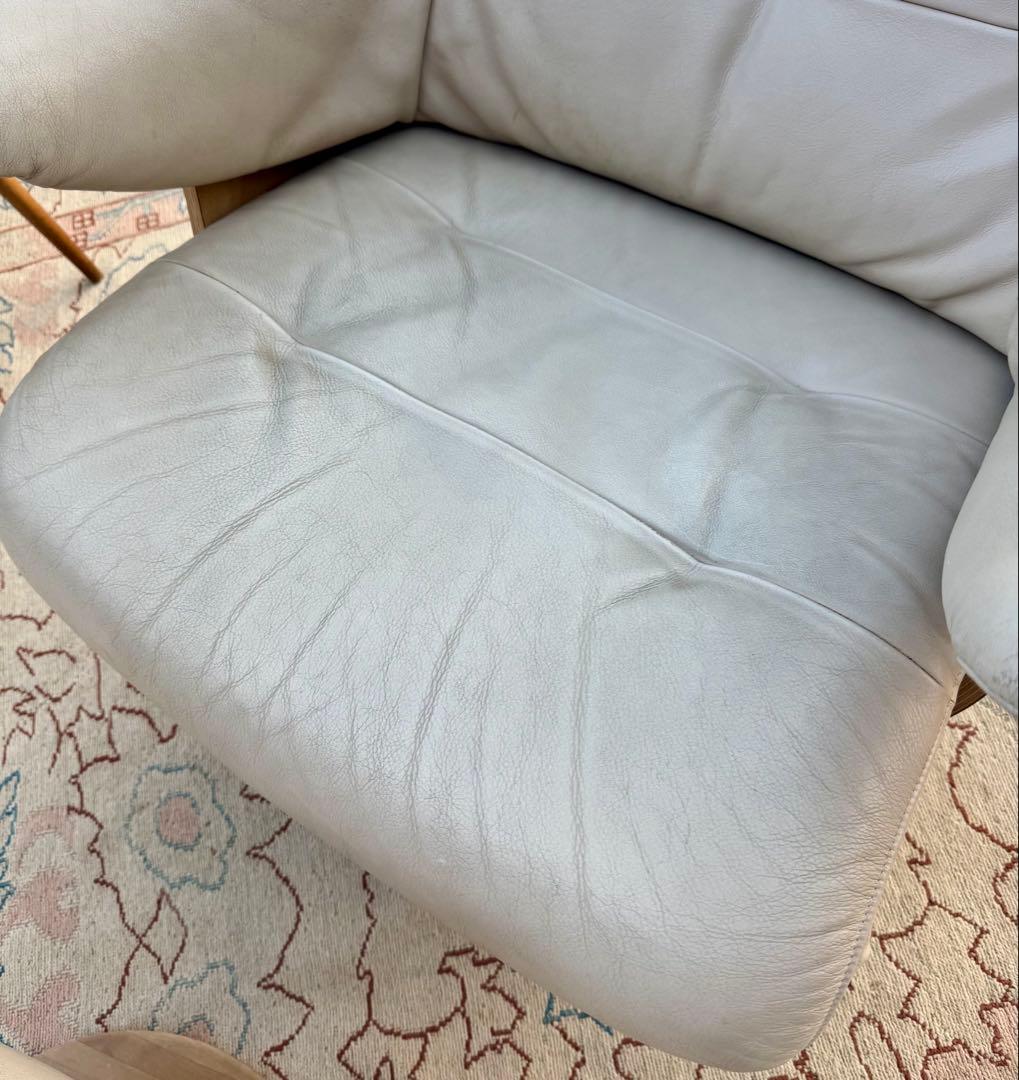 カリモク THE FIRST リクライナー＆オットマン L 本革