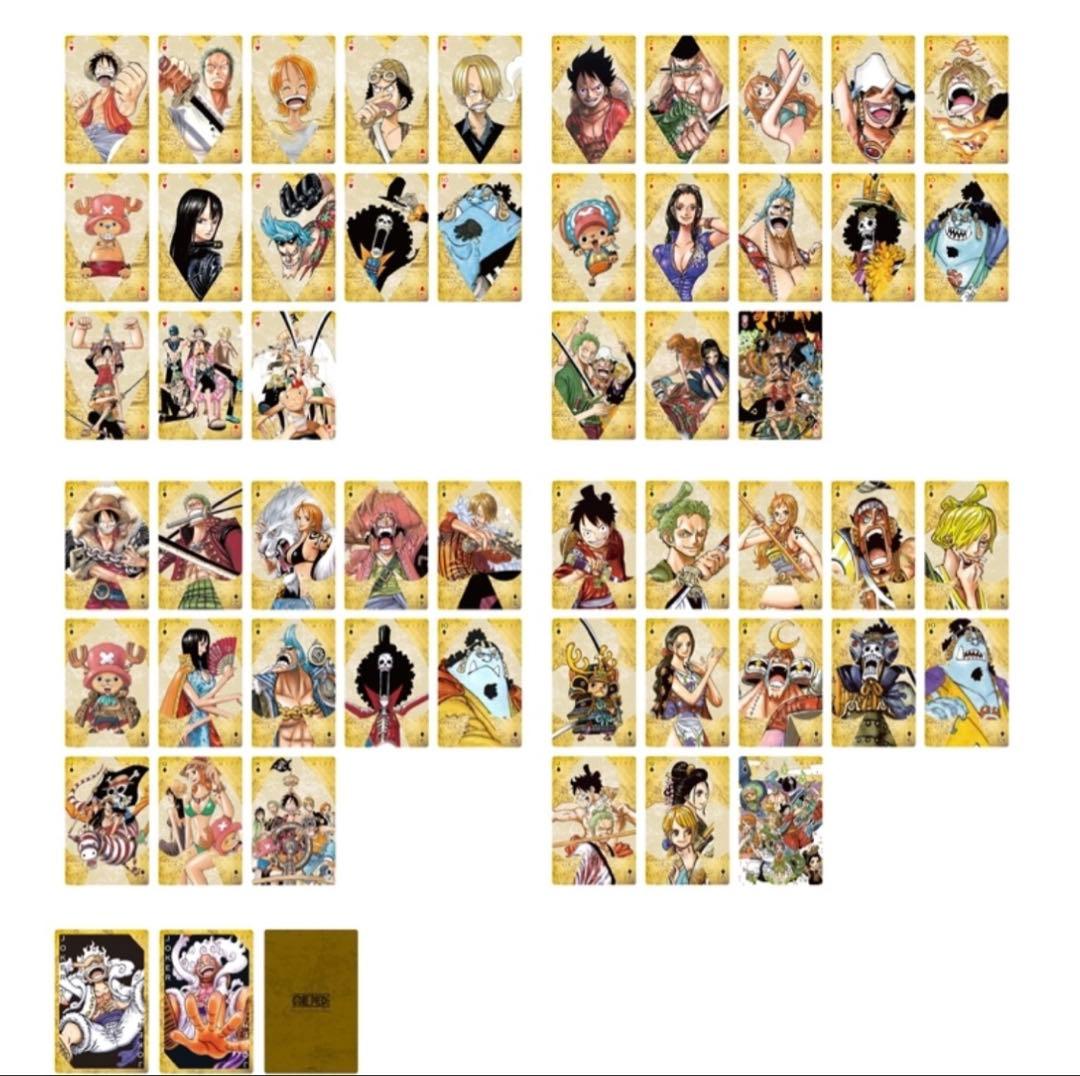 『ONE PIECE』ゴールデントランプ（特製箱入り）　［麦わらの一味］