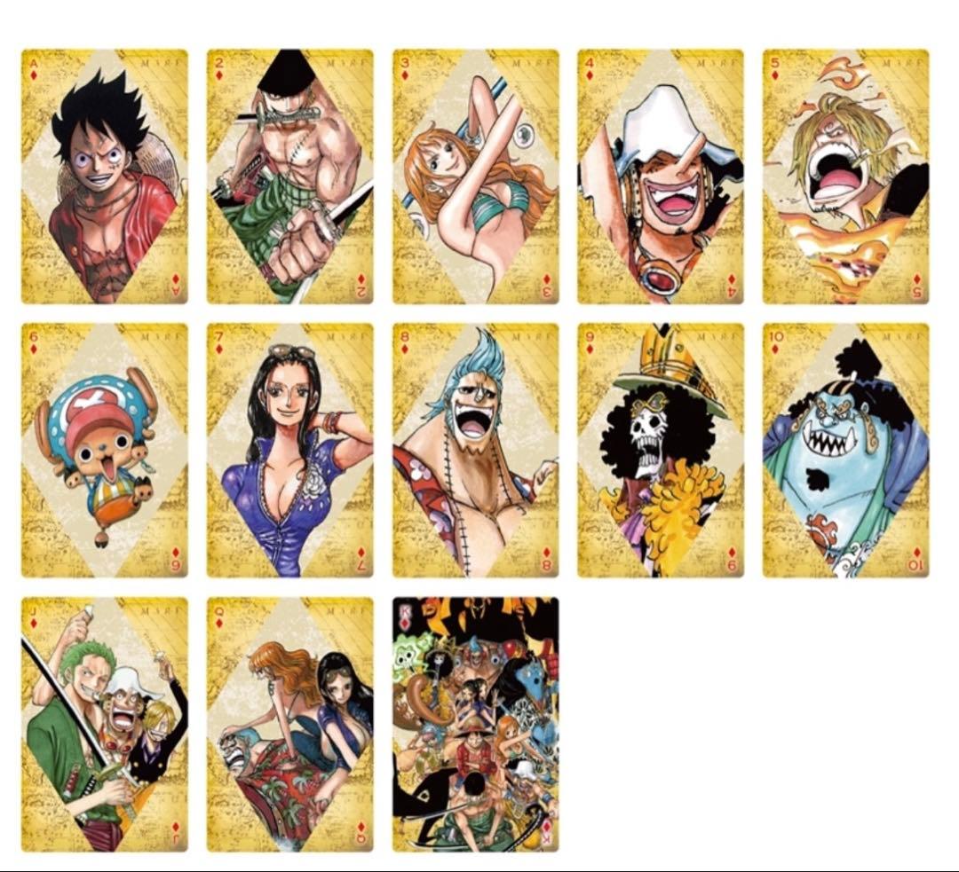 『ONE PIECE』ゴールデントランプ（特製箱入り）　［麦わらの一味］