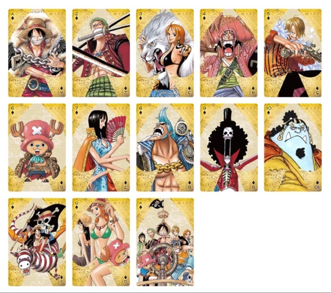 『ONE PIECE』ゴールデントランプ（特製箱入り）　［麦わらの一味］
