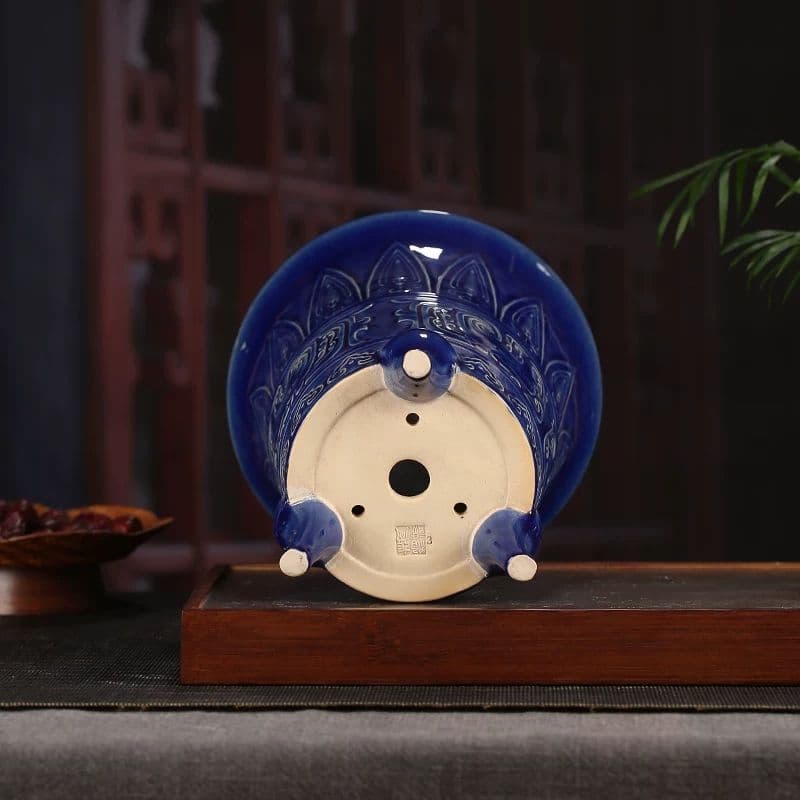 盆栽鉢 磁鉢 山野草鉢 多肉植物 植木鉢 小品大品盆栽鉢 陶器鉢置物