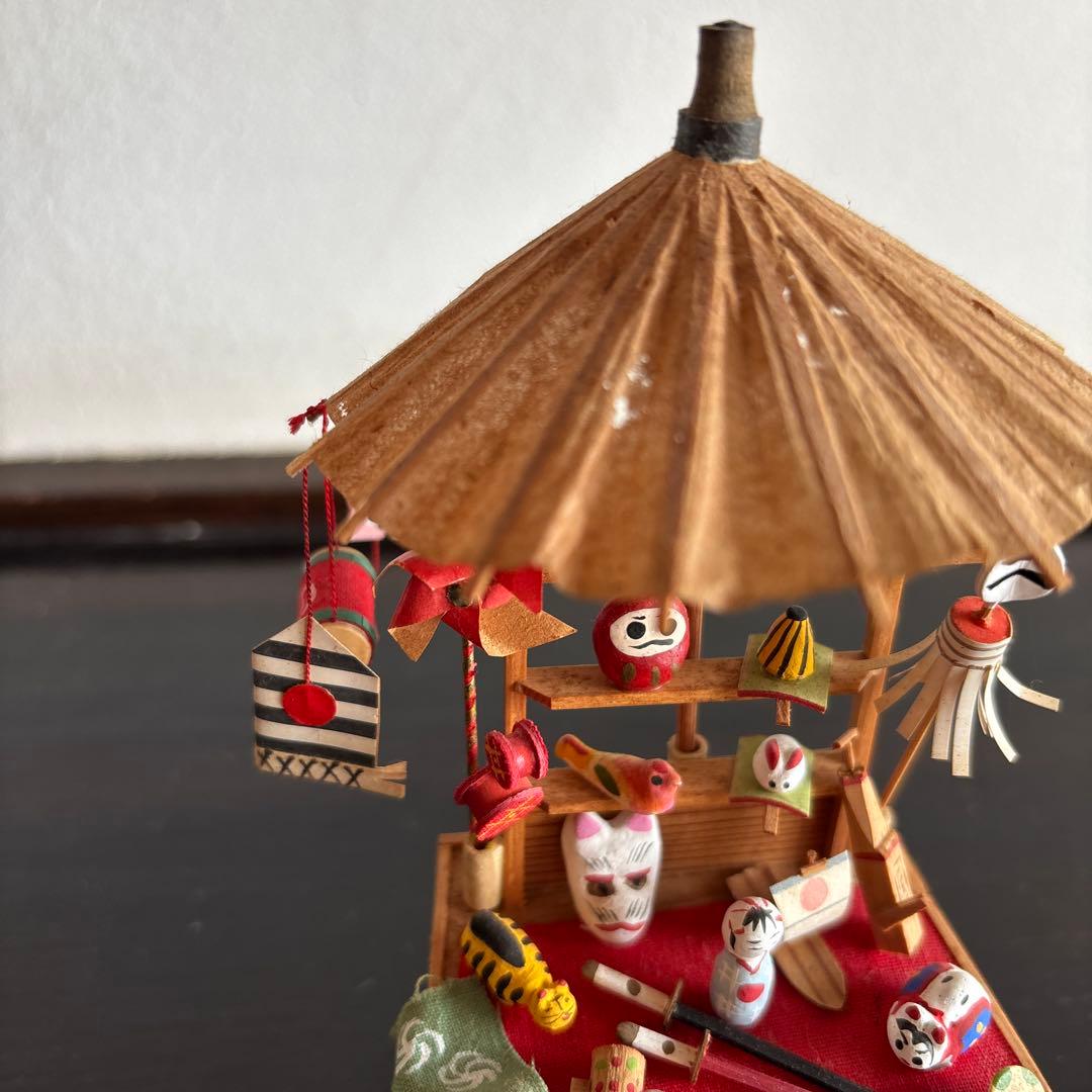 おもちゃ屋　ミニチュア　江戸　ジオラマ　工芸品　美術　模型