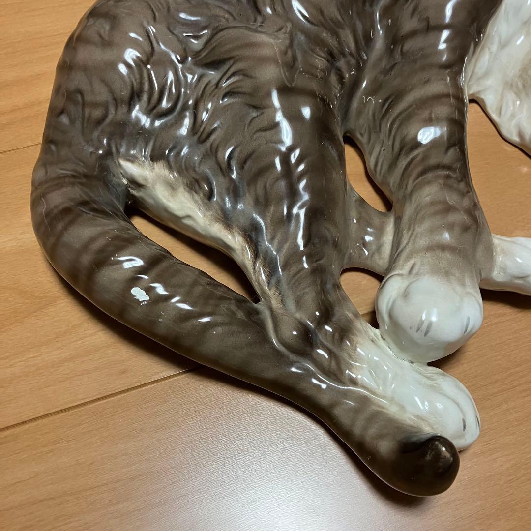 Ceramiche Ronzan 陶器製　イタリア製　猫　置物