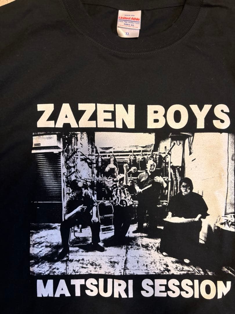 ZAZEN BOYS Tシャツ 黒 XL