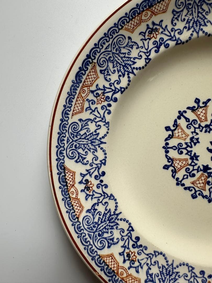 longwy フランス　アンティーク　プレート　皿　ビンテージ　ブロカント