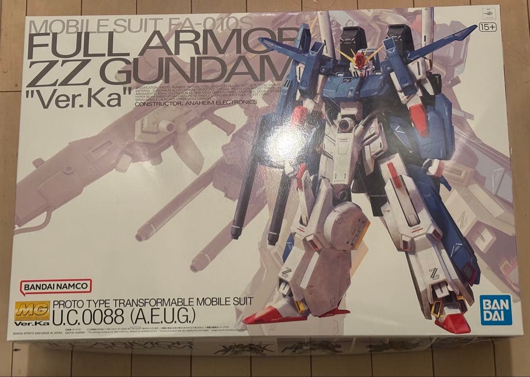 MGフルアーマーZZガンダム Ver.Ka KITH ガンダム　ウイングガンダム
