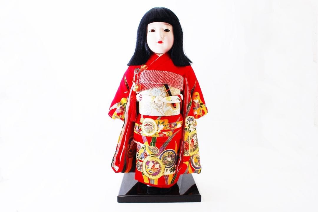 【新品・未使用・送料無料】 市松人形　元賀章介作
