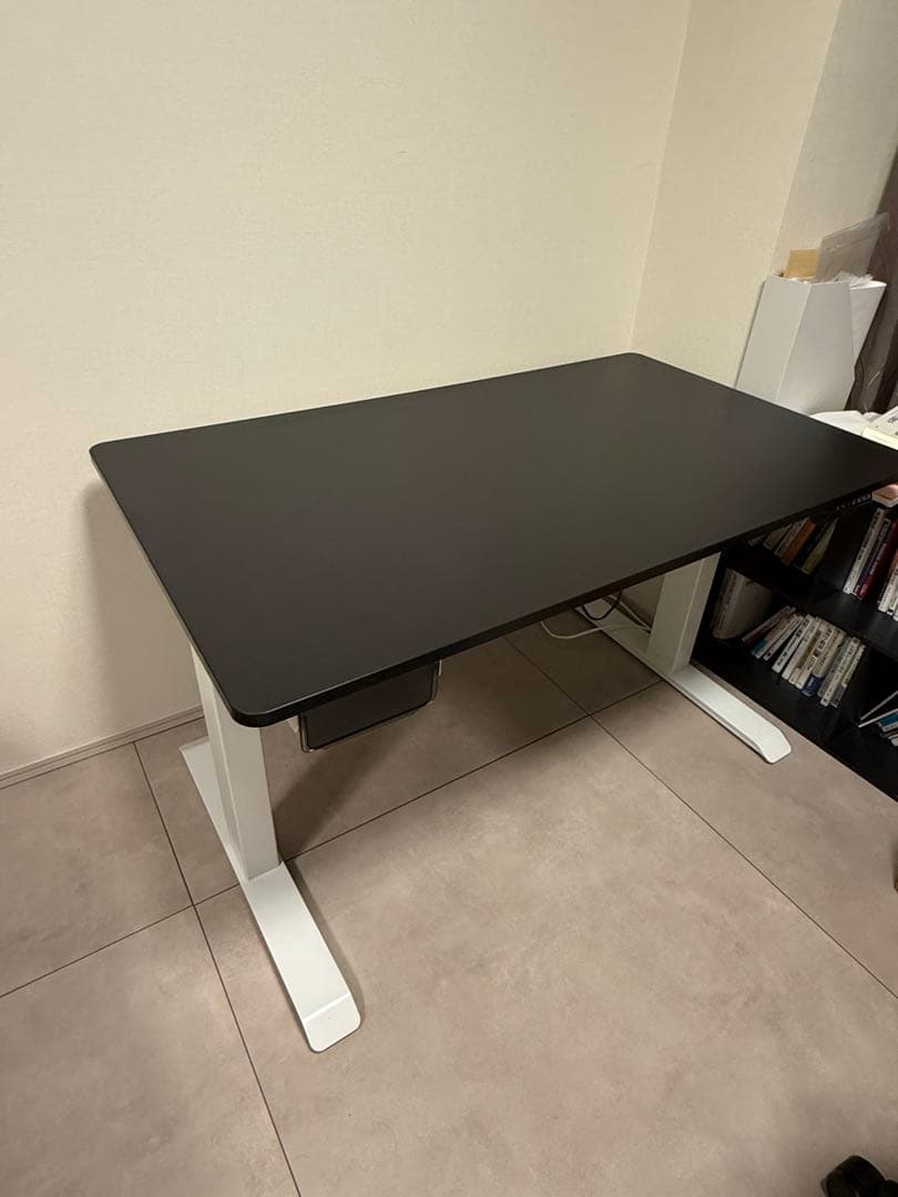 山善(YAMAZEN) 昇降デスク 120cmx70cm ブラック