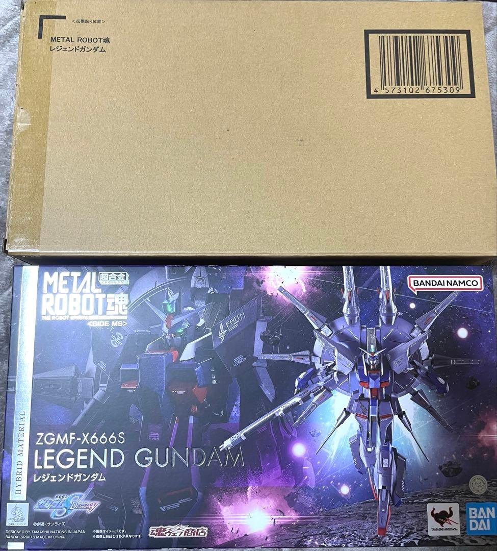 【説明欄必読】メタルロボット魂 デスティニーガンダム&光の翼&レジェンドガンダム