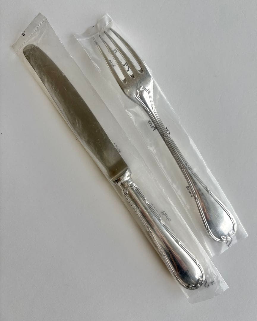 Christofle リュバン　スタンダード　ナイフ フォーク セット 2