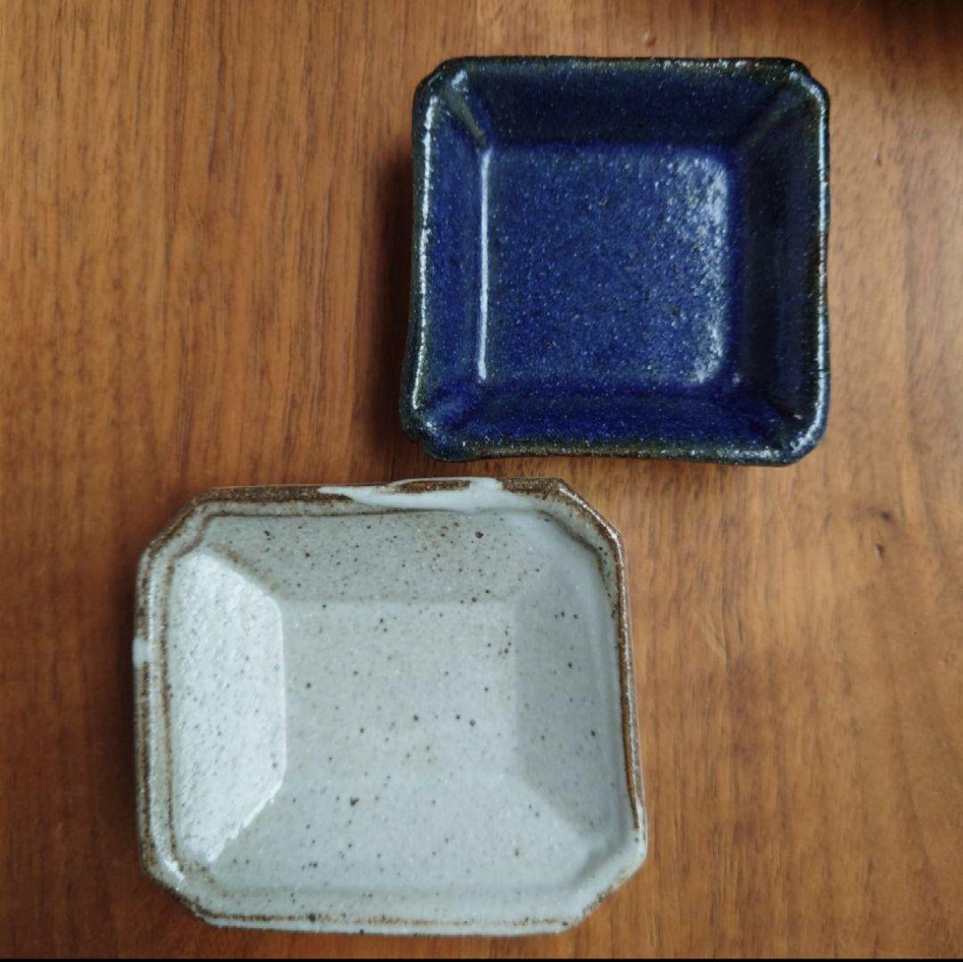 益子 作家 寺村光輔 豆皿 小皿 長角皿 3枚セット