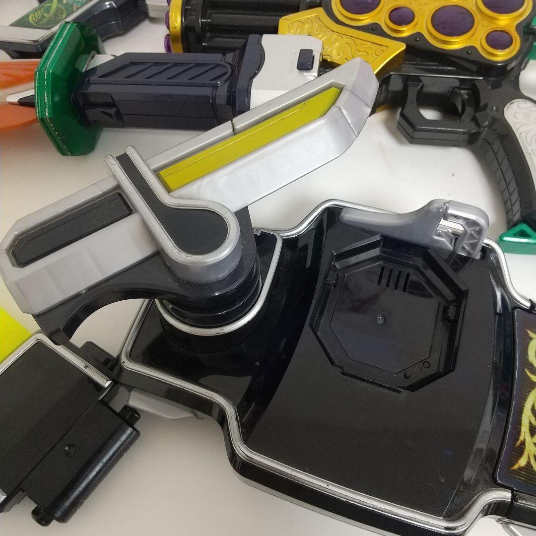 仮面ライダー鎧武　大量　武器　DX戦極ドライバー　ブドウ龍砲　火縄大橙DJ銃