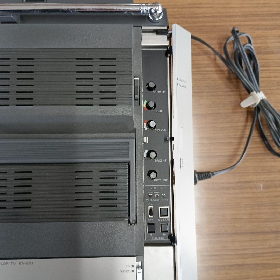 SONY トリニトロンブラウン管テレビ KV-6X1 ポータブルテレビ