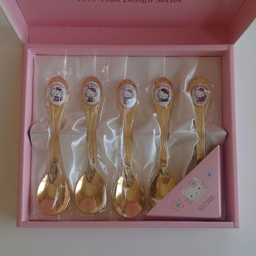 【レア】ハローキティ 25th 記念 デザインスプーン 10本セット