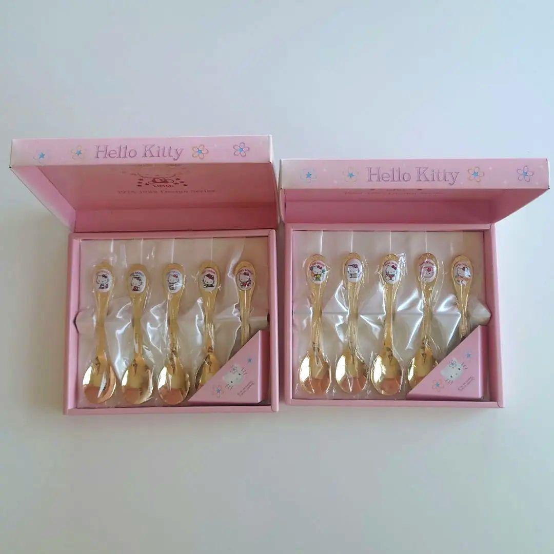 【レア】ハローキティ 25th 記念 デザインスプーン 10本セット