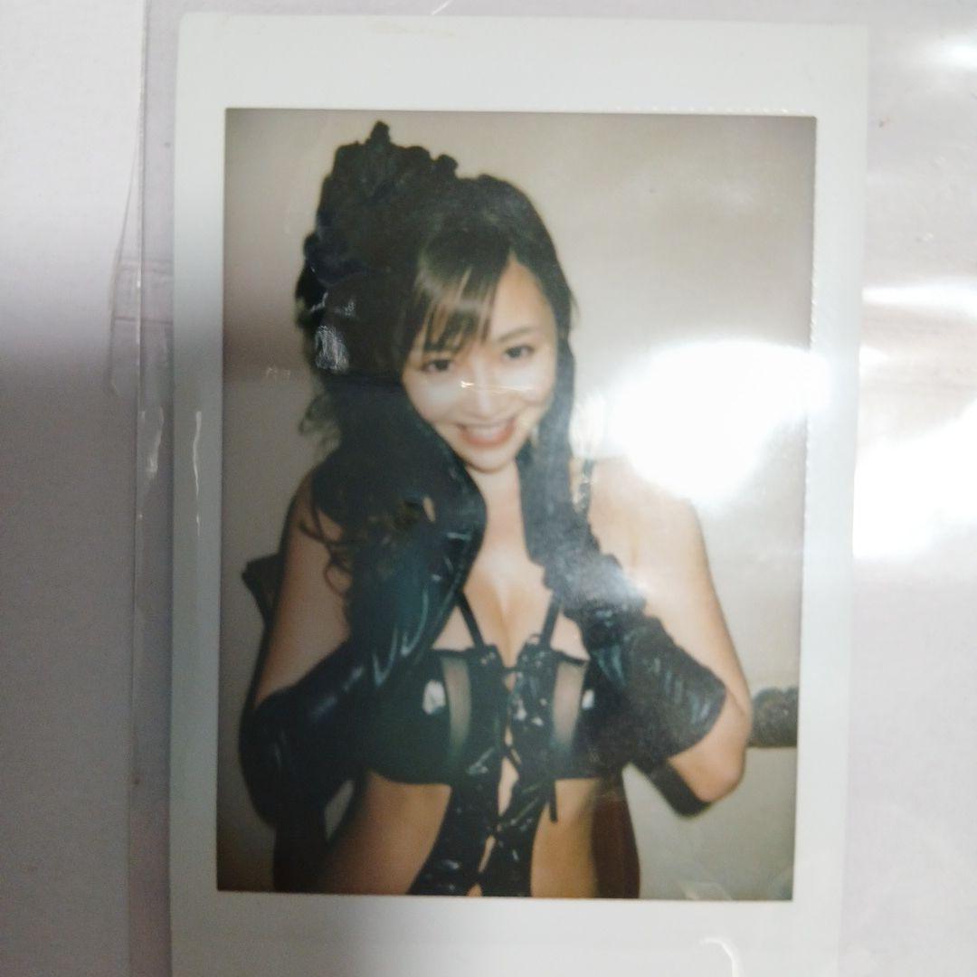 杉原杏璃　チェキ　セクシー衣装 ポラロイド写真