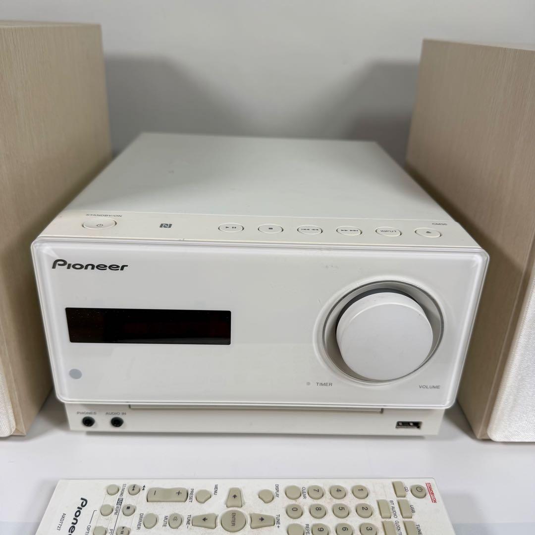 Pioneer X-CM35-W ミニコンポ　ブルートゥース接続　可能